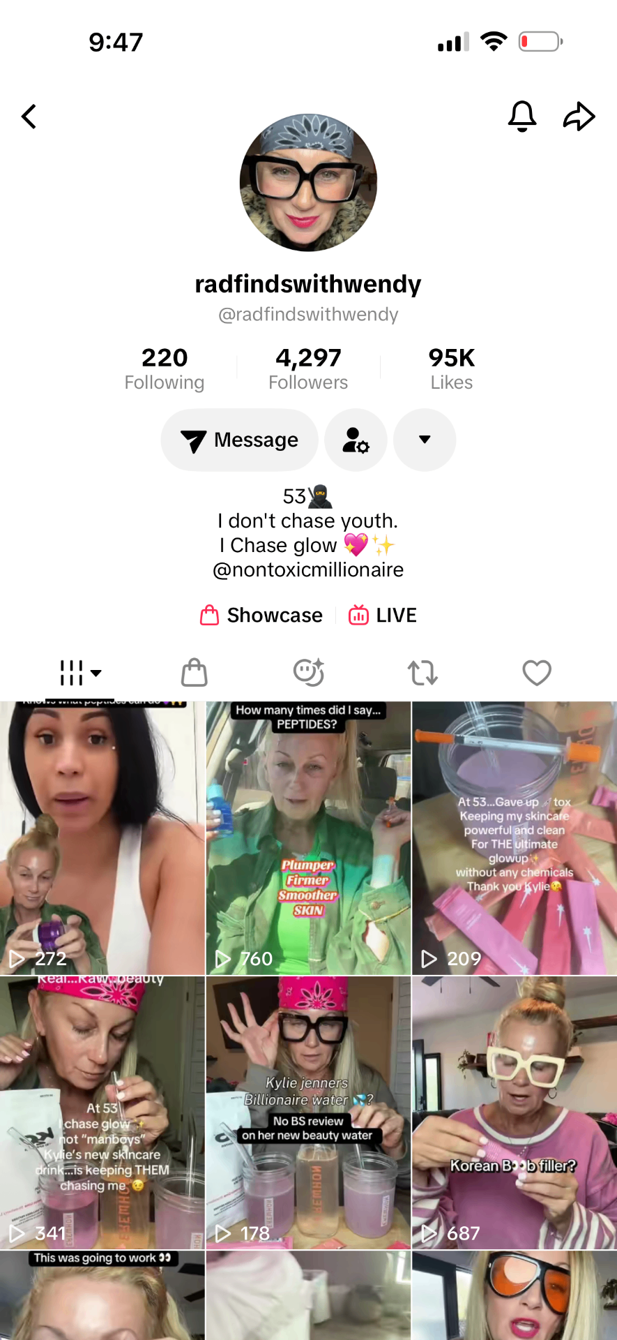 @radfindswithwendy TikTok profile